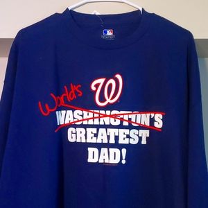 New Father's day Washington Nationals shirt